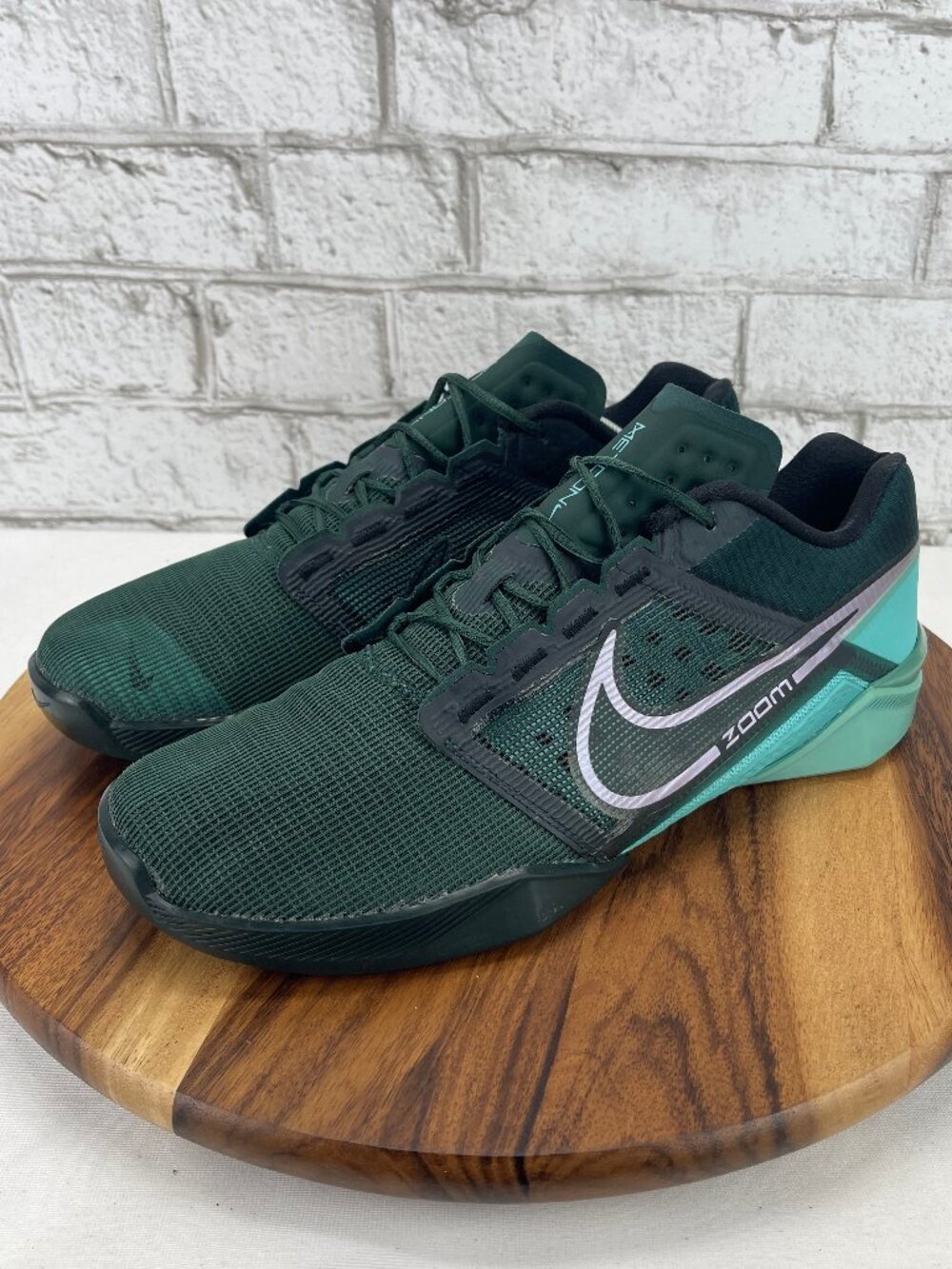 Nike Zoom Metcon Turbo 2 Pro Green Teal DH3392-393 Men's Sz. 11.5 CrossFit Gym